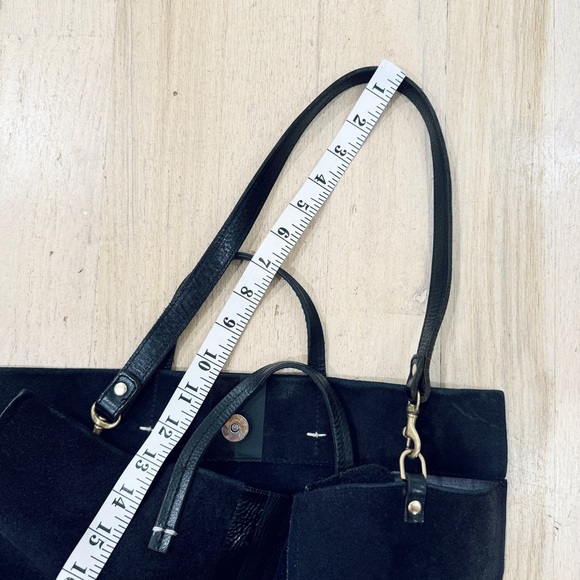 Clare V Navy and Black Satchel - Picture 4 of 16